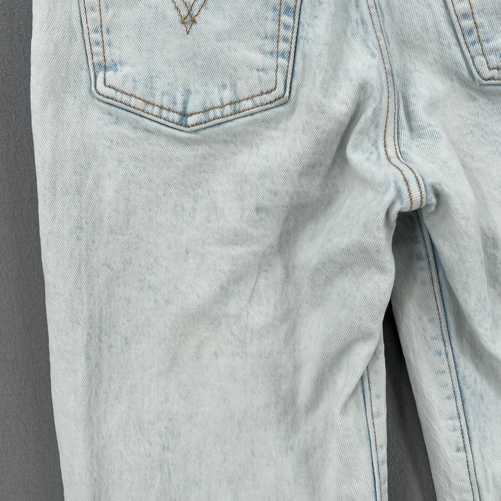 Levi's Ribcage Straight Jeans Women 26 Light Wash Denim High Rise Ankle - Picture 15 of 16